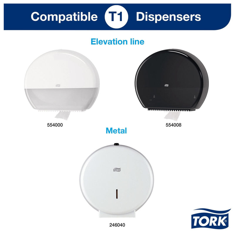 TORK Jumbo-Toilettenpapier T1 Premium Soft 2-lagig