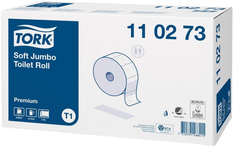 TORK Jumbo-Toilettenpapier T1 Premium Soft 2-lagig