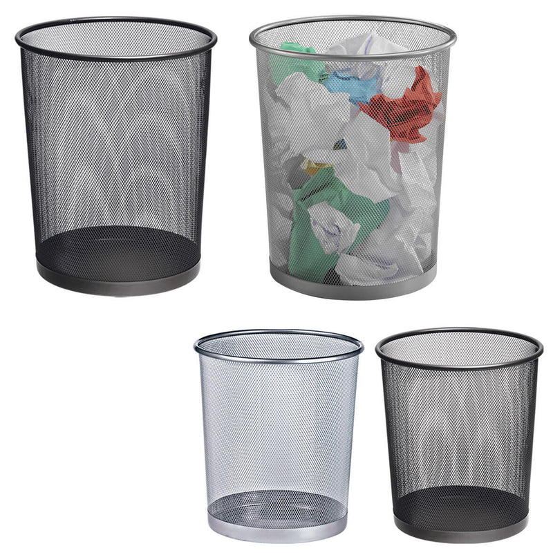 Zeller Papierkorb 17,5 l alu