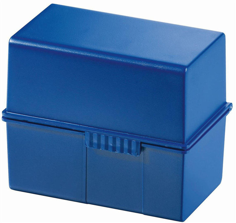 HAN A7 Karteikasten A7 300 Karteikarten blau