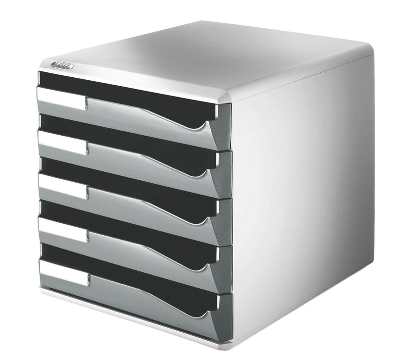 LEITZ Schubladenbox 52800035 DIN A4 28,5 x 35,5 x 29,0 cm