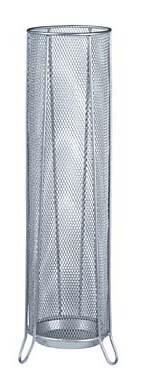 Zeller Schirmständer Meshline silber Stahl