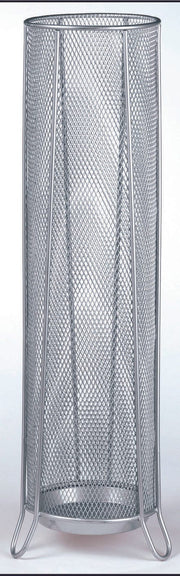 Zeller Schirmständer Meshline silber Stahl