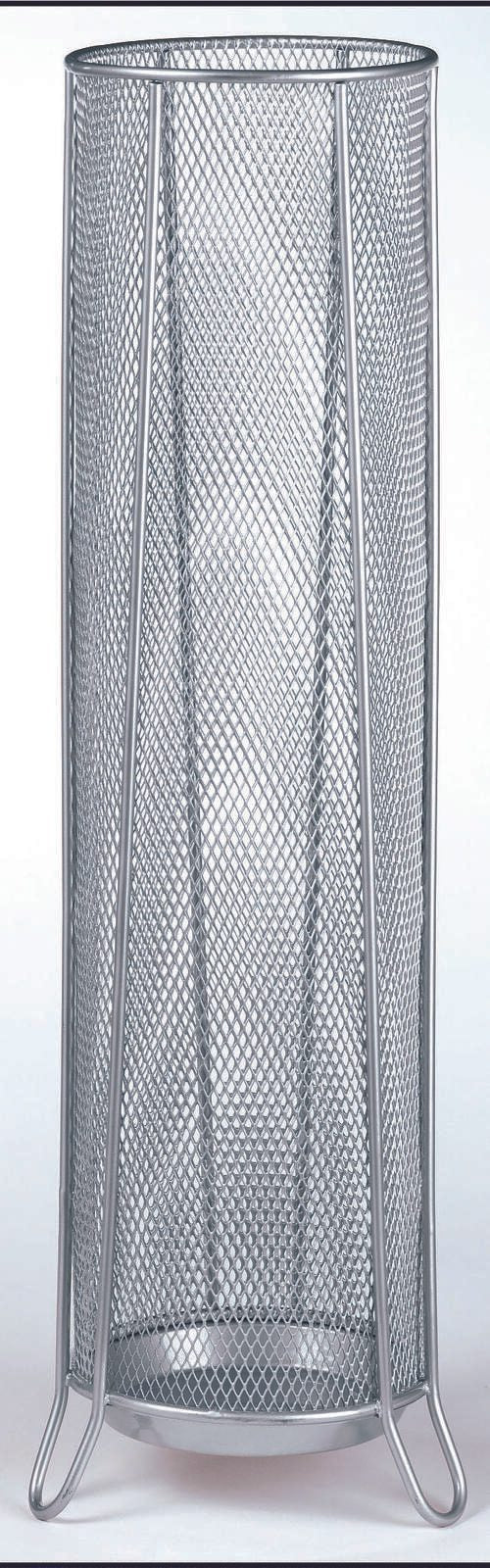 Zeller Schirmständer Meshline silber Stahl