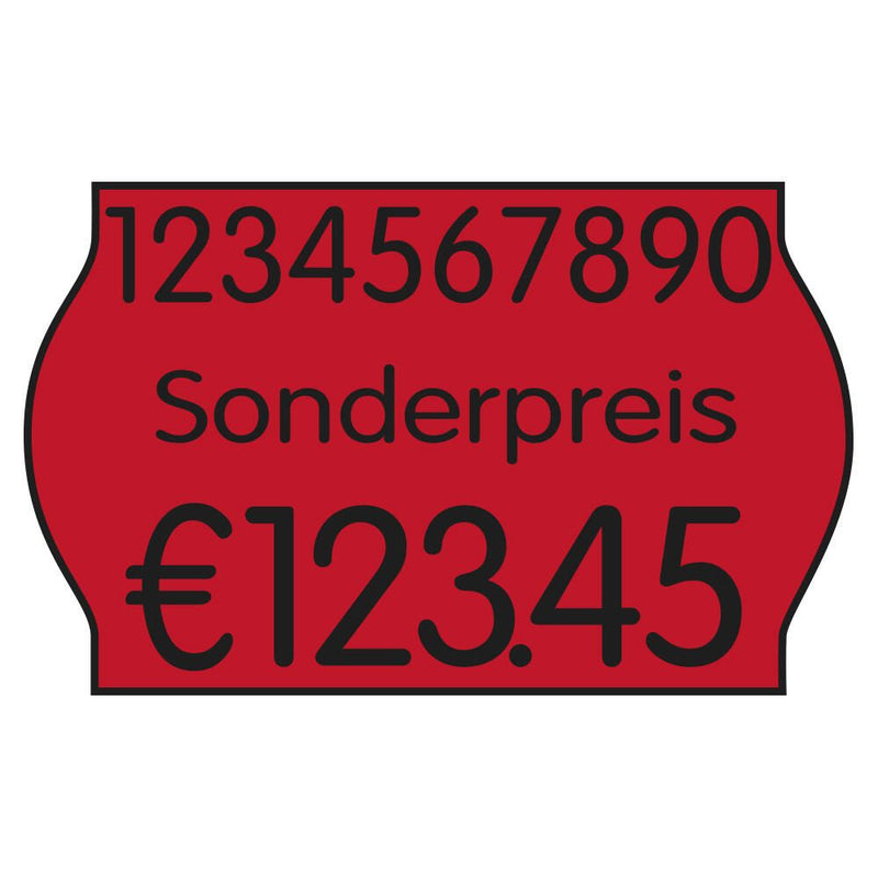 METO Preisetiketten 26,0 x 16,0 mm