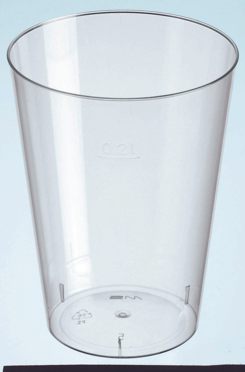 STARPAK Einweg-Trinkbecher 7.5 cm 0,2 l glasklar