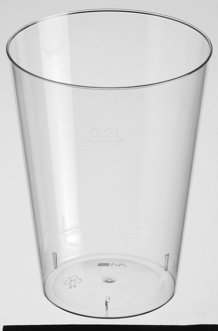 STARPAK Einweg-Trinkbecher 7.5 cm 0,2 l glasklar