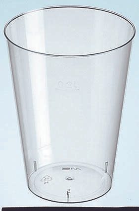 STARPAK Einweg-Trinkbecher 7.9 cm 0,3 l glasklar