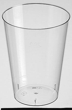 STARPAK Einweg-Trinkbecher 7.9 cm 0,3 l glasklar