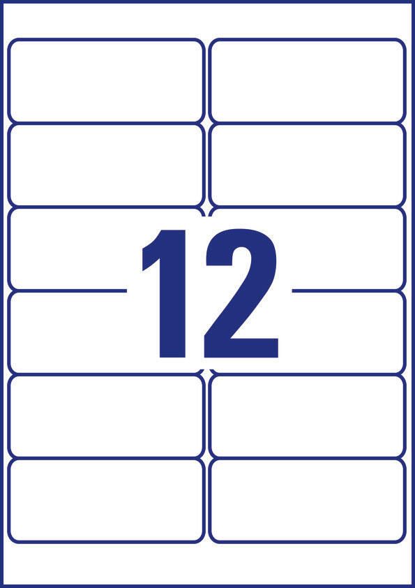 AVERY Zweckform Folien-Adressetiketten 99,1 x 42,3 mm