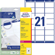AVERY Zweckform Adressetiketten L7160-40 weiß 63,5 x 38,1 mm