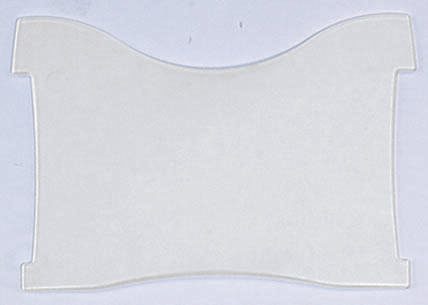 HAN Kartei-Stützplatten A7 transparent