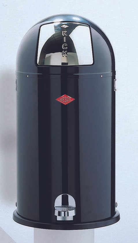 WESCO Mülleimer 40,0 l schwarz