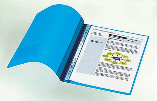 DURABLE Schnellhefter DIN A4 überbreit PVC hellblau