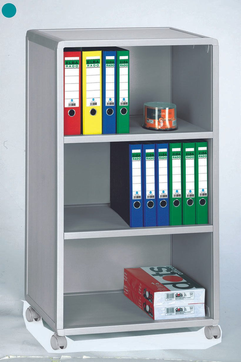 PAPERFLOW Mobil Bürowagen 65,1 x 33,0 x 124,6 cm lichtgrau