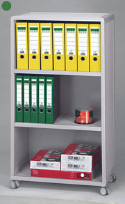 PAPERFLOW Mobil Bürowagen 65,1 x 33,0 x 124,6 cm lichtgrau