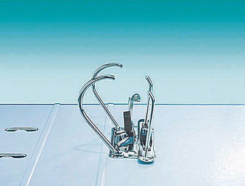 LEITZ Ordner Rückenbreite 8 cm DIN A4 Karton gelb marmoriert
