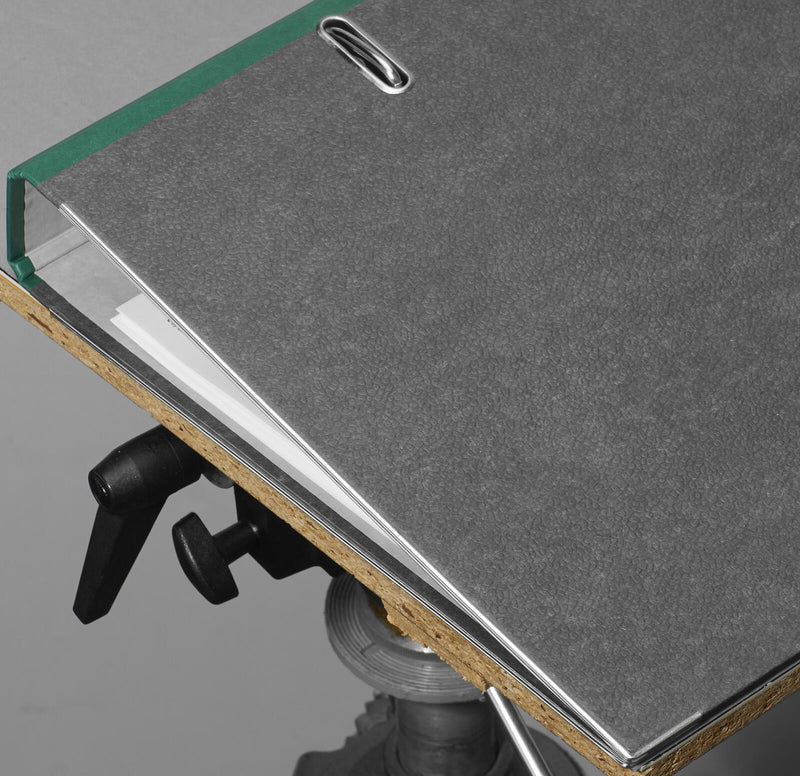 LEITZ Ordner Rückenbreite 5.2 cm DIN A4 Karton grün marmoriert