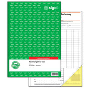 SIGEL Formularbuch Rechnung DIN A4 2x 40 Seiten