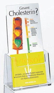 helit Tischprospekthalter 1/3 DIN A4 1-Fach transparent