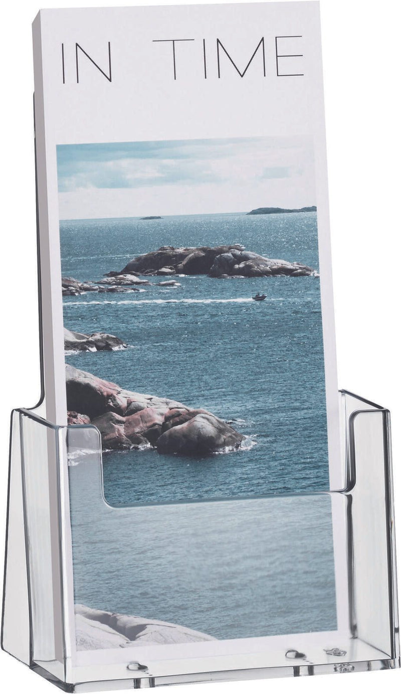 helit Tischprospekthalter 1/3 DIN A4 1-Fach transparent