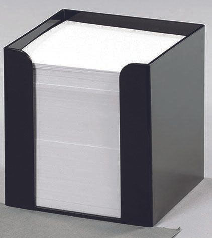 folia Zettelbox schwarz inkl. 700 Notizzettel