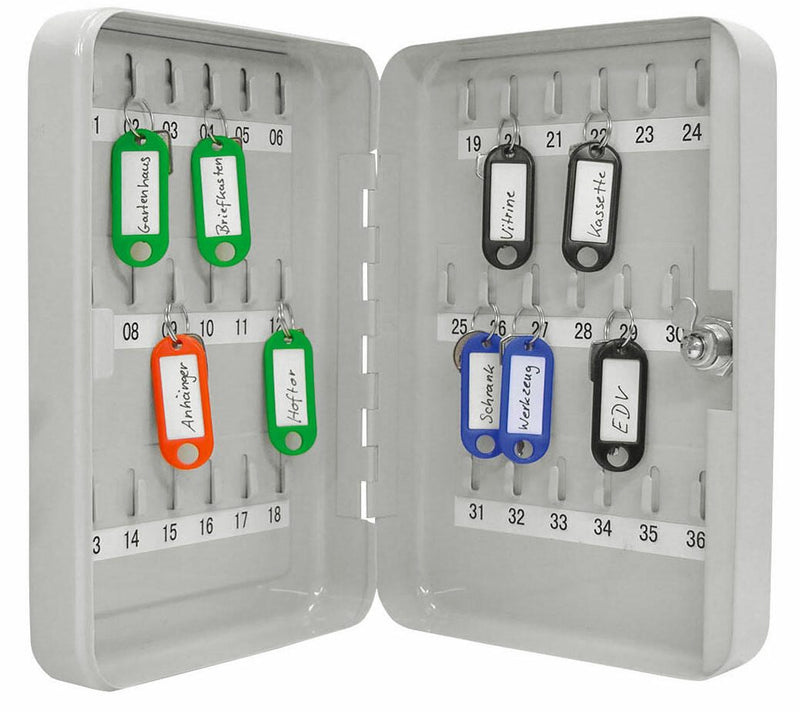 WEDO Schlüsselkasten mit 36 Sicherheitsschloss lichtgrau