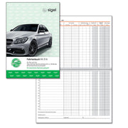 SIGEL Formularbuch Fahrtenbuch, Pkw und Lkw mit Kraftstoffverbrauch DIN A5 1x 32 Seiten