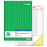 SIGEL Formularbuch Kassenbuch/EDV DIN A4 2x 50 Seiten