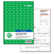 SIGEL Formularbuch Lohnabrechnung für geringfügig/kurzfristig Beschäftigte DIN A5 1x 50 Seiten