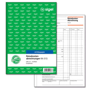 SIGEL Formularbuch Reisekostenabrechnung/Einzelreise DIN A5 1x 50 Seiten