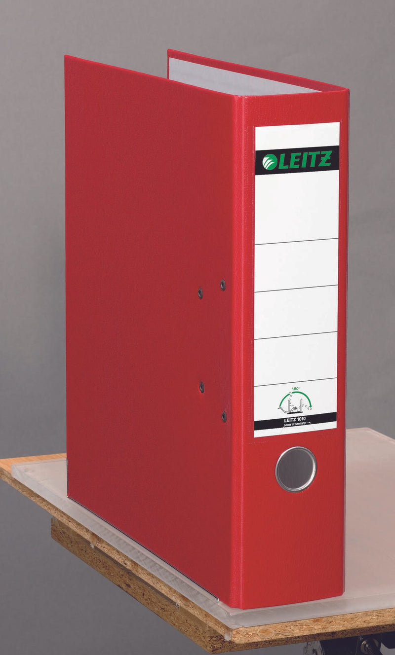 LEITZ Ordner Rückenbreite 8 cm DIN A4 Kunststoff rot