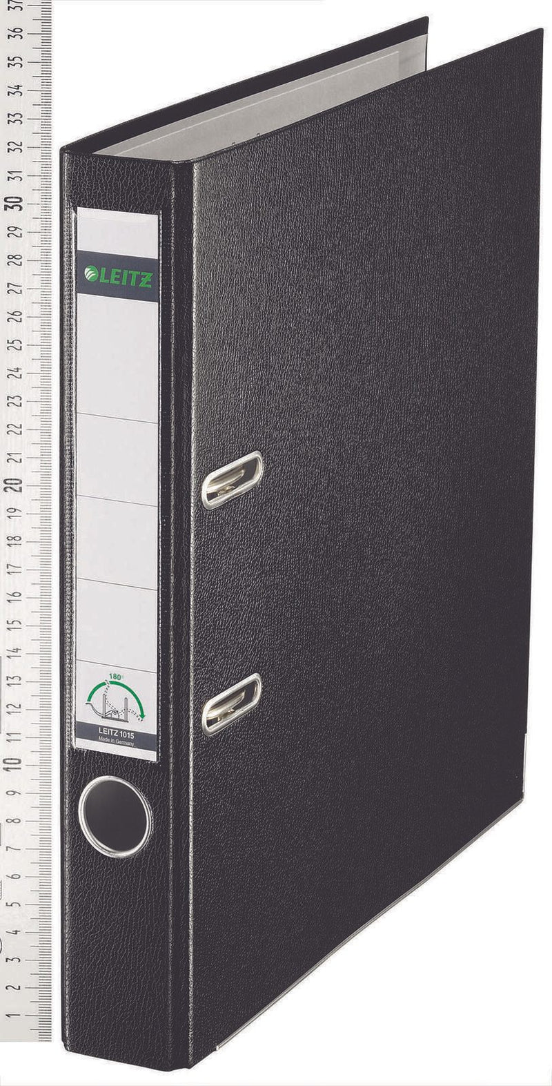 LEITZ Ordner Rückenbreite 5.2 cm DIN A4 Kunststoff schwarz
