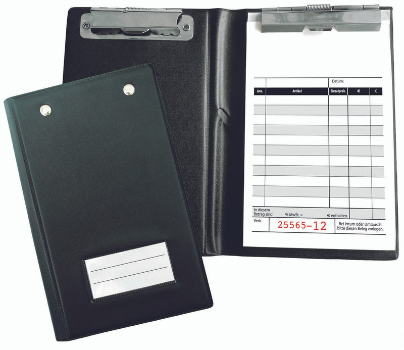SIGEL Klemmbrettmappe A6 schwarz