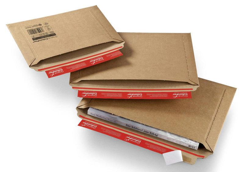 ColomPac® Kartonversandtaschen für DIN B4+ braun