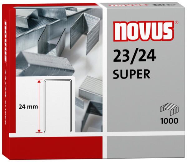 novus Heftklammern 12 mm 23/24