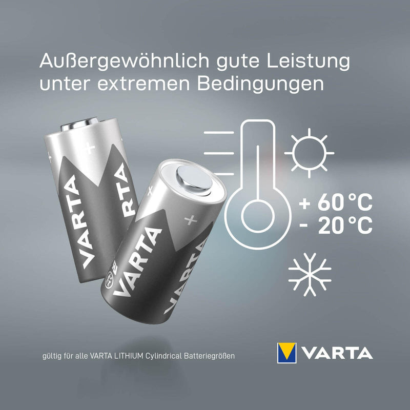 VARTA Batterie 2CR5 Fotobatterie 6 V