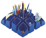 HAN SCALA Stiftehalter 12,5 x 12,5 x 10,0 cm blau