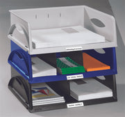 LEITZ Briefablage Sorty A4 quer DIN A4 grau
