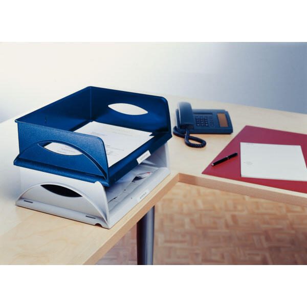 LEITZ Briefablage Sorty A4 quer DIN A4 blau