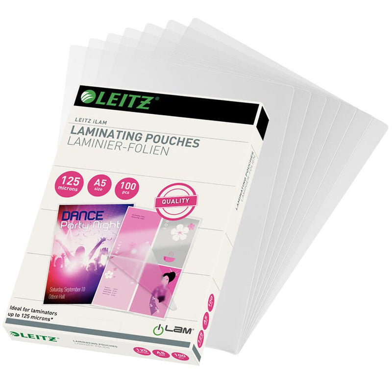 LEITZ Laminierfolien glänzend 125 mikron A5
