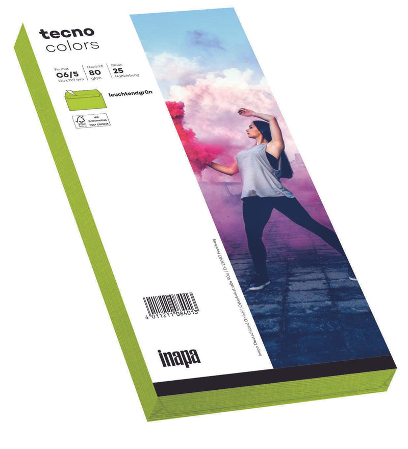 tecno Briefumschläge DIN lang+ ohne Fenster haftklebend