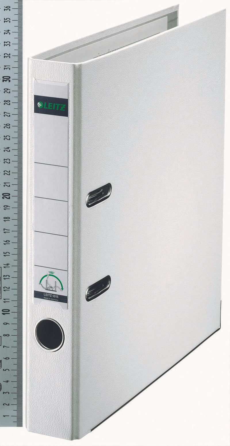 LEITZ Ordner Rückenbreite 5.2 cm DIN A4 Kunststoff weiß