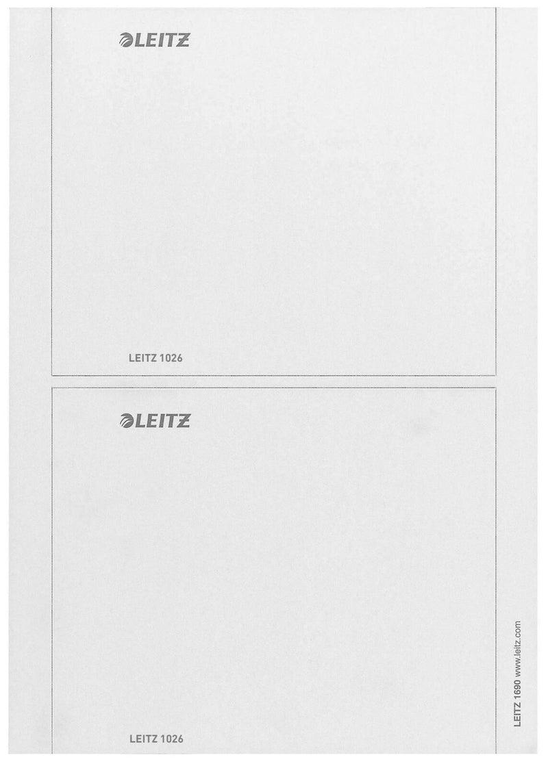 LEITZ Einsteck-Rückenschilder 1690 176,0 x 146,0 mm