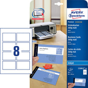 AVERY Zweckform Visitenkarten 260 g/m² matt weiß
