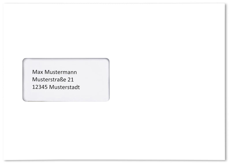 BONG Briefumschläge DIN C5 mit Fenster haftklebend