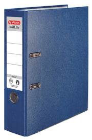herlitz Ordner Rückenbreite 8 cm DIN A4 Kunststoff blau