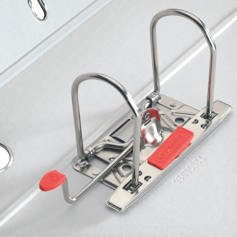 herlitz Ordner Rückenbreite 8 cm DIN A4 Karton schwarz marmoriert