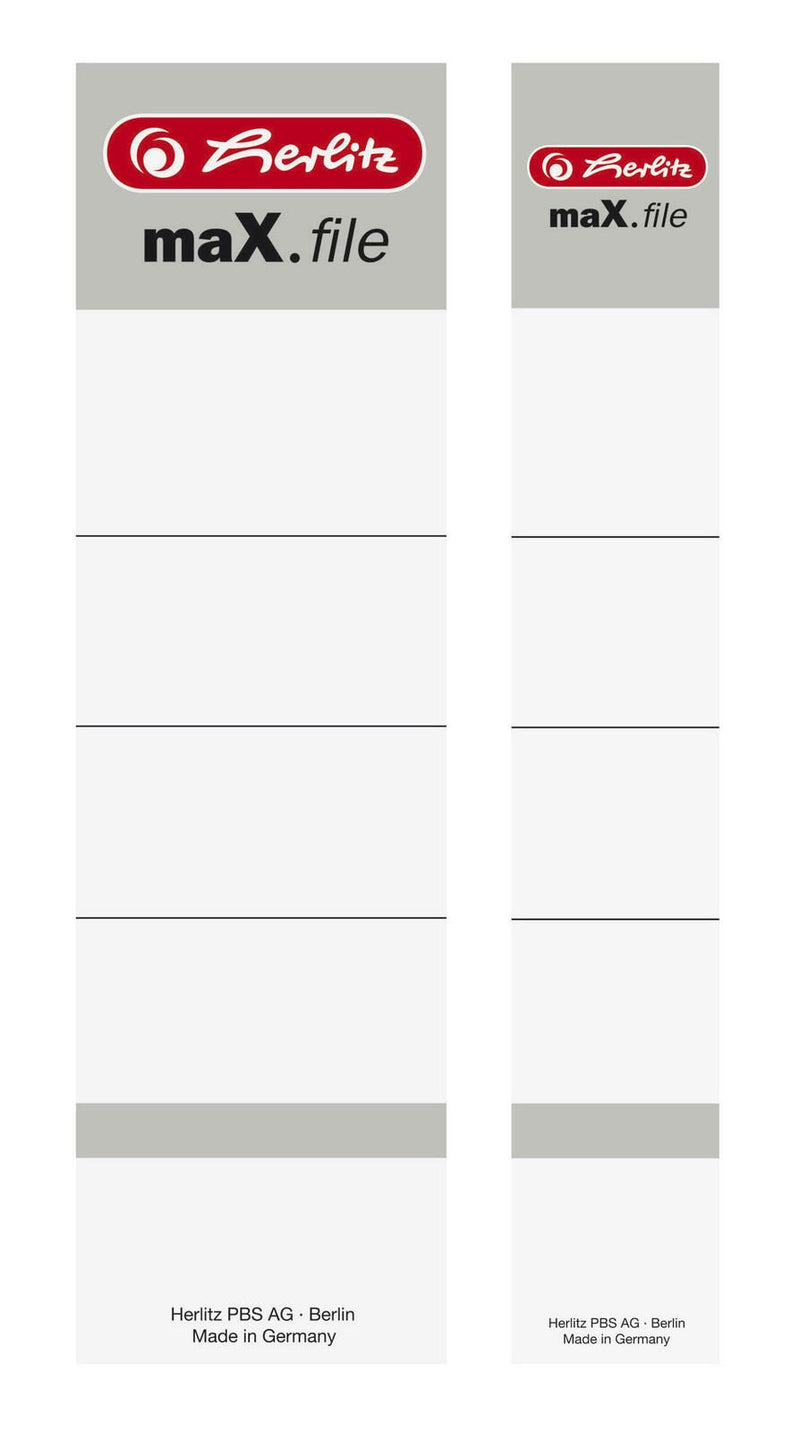 herlitz maX.file Ordneretiketten für 5 cm Rückenbreite 36,0 x 191,0 mm