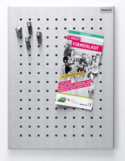 blomus Magnettafel gelocht 30,0 x 40,0 cm silber